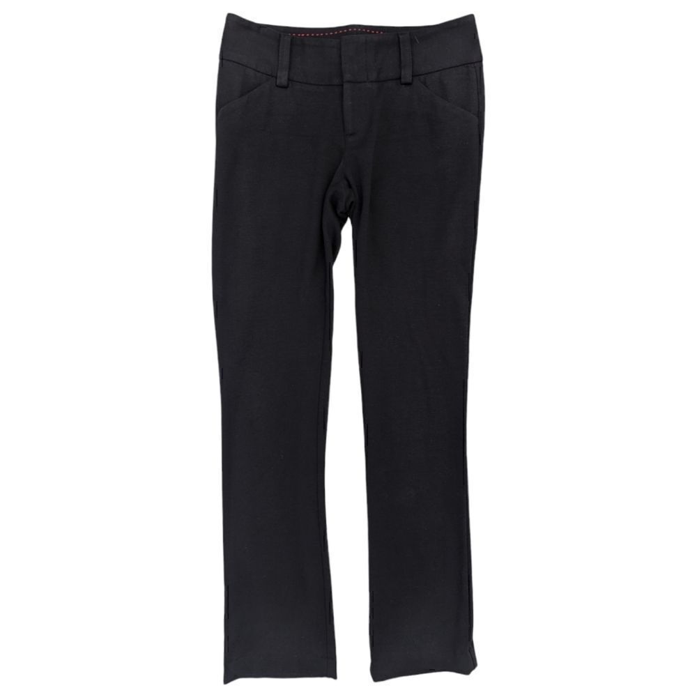 alice + olivia Employed Stretch Slim Black Trousers Women's Size 4